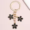 Keychains 10PCS Summer Selling Colorful Flower For Women Bag Pendant Car Key Ring Chain