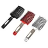 Brosses à cheveux peigne femmes cuir chevelu Massage brosse à cheveux humide bouclés démêler brosse pour Salon coiffure outils de coiffure 230614