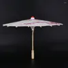Umbrellas 2X Art Umbrella Chinese Silk Cloth Classical Style Decorative Oil Paper Painted Parasol