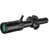 FIRE WOLF 1.2-6X24 IR Tactical Riflescope Airsoft Scope for Hunting Optical Rifle Red Green Illumination Range Sight