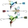 Garden Decorations 1pc Painted Hummingbird Proof Wind Chime Hanging Room Decoration High Quality Practical Delicate Durable R230613