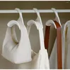 Вешалки 2 шт. Прочная сумка для хранения стойки дома шкафа шарф шарф шарф кошелек Сумка Японский стиль арочный вешалка крюк