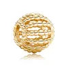 Pour les breloques pandora perles en argent sterling balancent couleur or chat chanceux abeille ananas bricolage perle