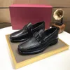 Herren Leder Schwarz Feragamo Loafers Masculino Kleid Echte Elegante Schuhe Anzug Designer Männer Casual Büro Formelle Kleidung Schuh OHDV KIPO