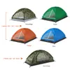 Tents and Shelters Camping Tent for 2 Person Single Layer Outdoor Portable Camouflage Handbag for Hiking Travelling Lightweight Backpacking 230613