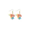 Charm Princess Earring For Women Harts Cartoon Drop Earrings Children Handgjorda smycken DIY -gåvor Leverans SMTA5