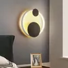 Wandlamp Slaapkamer Nachtkastje Nordic Moderne Woonkamer Decoratief Licht Creatief Led Verlichting Trappen Pvc Aluminium Lampen