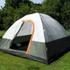 Tentes et abris 3-4 personnes double couche étanche à la pluie en plein air camping abri tente pour pêche chasse voyage aventure et fête de famille vert bleu 230613