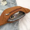 Bolsas de cintura Bolsa de veludo para mulheres com zíper no peito Feminino Banana Bolsa de dinheiro Bolsa de ombro Bolso tiracolo