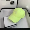 Cappellini firmati Cappelli Cappellini Berretti firmati Casquette Candy Cotone fluorescente Coppia Fashion Letter Street Shooting Cap