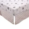 Bedding Sets 4 pcs Baby Crib Set for Girls and boys including quilt crib sheet skirt pillow case 230613