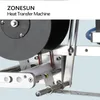ZONESUN masque pneumatique Machine de transfert de chaleur Machine d'estampage à chaud gaufrage chaussettes semelles Logo personnalisé