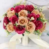 Fleurs séchées mariée demoiselle d'honneur Bouquet de mariage ruban de soie Roses tenue artificielle mariage accessoires faveurs 230613