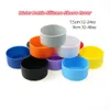 Anti -Slip Water Bottle Bottle Silicone Cup Tampa de manga 7,5 cm 9cm de protetor Silicone Sleeve Water Garrafs Acessórios de 20 onças de 40 onças de água Tumblers