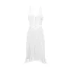 Casual Dresses Women's Lingerie Nightgown Sleeveless Open Back Lace Chemise Babydoll Sleepwear Nighty Dress