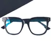 تصميم مربع موجز للجنسين النظارات إطار 50-20-145 الأزياء خفيفة الوزن الخفيفة قطع الحافة الكاملة للنظارات الشمسية بوصفة طبية