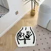 Carpet Ass Butt Soft Tufted Rug for Bathroom Non slip Absorb Water Plush Handmade floormat Bedroom Kitchen Toilet 230613