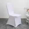 Chair Covers 3/6/8PCS Chair Cover Cloth el Wedding party White chair cover Banquet el Dining Party Lycra Polyester Spandex Outdoor 230613