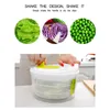 Salad Tools Salad Spinner Vegetable Fruit Washer Dryer Drain Crisper Strainer For Washing Drying Leafy Vegetables Kitchen gadgets 230613