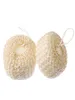 20 pièces 3.5 pouces boule de bain en sisal naturel fleur de bain brosse de bain à frotter circulaire