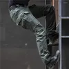 Męskie spodnie Mężczyzn Multi Pocket Trwałość taktyczna Wodoodporna jogging Wojskowy Wojskowy Wojskowy Wojskowy Wojskowy