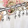 Curtain Poles 50Pcs Clips with Hook Sturdy and Durable Window Pos Solid Iron Drapery Home Accessories 230613