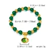 Bracelets New Trendy Resin Rabbit Adjustable Beaded Bracelet For Women Cute Chinese Zodiac Jewelry Birthday Gifts R230614