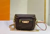 Mini Bumbag 7a Bolsa de Designer Saco Genuíno Couro M82335 Bolsa Bolsa Bolsa Luxuros Verão Tote bolsa de bolsa de bolsa de bolsa de embreagem Fanny Pack Rosa