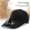 Outdoor Hats Summer Sunshade Hat Unisex Outdoor Sports Baseball Caps Hats with Solar Power Cooling Fan Outdoor Sports Accessories 230614