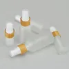 Opslagflessen 10 stuks 5 ml-50 ml dikke glazen spuitfles Lege Frosted Atomizer Travel Makeup Tool