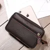 Torby do przechowywania skórzana torba na pasek na pasku na zewnątrz mały portfel odporny na zużycie fanny monety telefonu unisex