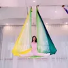 Paski oporowe antygrawitacyjne Multololour Yoga Hammock Flying huśtawka 5M tkaniny jogi Pasy do jogi Ćwiczenie powietrza z łóżkiem trapezowym studio jogi 230613