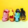 Sandaler Summer Candy Color Boys Sandaler Kids Shoes Beach Mesh Sandalas Fashion Sports Shoes Girls Hollow Out Fashion Sneakers 230613