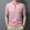 Hommes Polos Golf Polos Pour Hommes D'été À Manches Courtes Zipper Revers Tops Casual Slim Tendance Bonne Qualité Tees Hommes Vêtements 230614