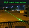 Taktiska tillbehör Green Laser Sight 301 Pointer High kraftfull justerbar fokus Lazer Burning Match Lasers Potente Hunting SuppliesNo Battery 230613