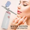 Face Care Devices Water Oxygene Machine Nano Mist Sprayer Moisturizer Vaporizer USB Charging Steamer Beauty Airbrush Tool 230613