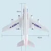 ElectricRC Aircraft Airbus A380 Boeing 747 RC Airplane Remote Control Toy 2.4G Fast Wing Plane Gyro Outdoor Aircraft Model With Motor Children Gift 230613
