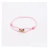 Charm Bracelets Fashion Brand Women Lover Bangle Handmade Rope Chain Bracelet Titanium Stainless Steel Three Circles Carter Drop Del Dhrux