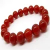 Strand 6-14mm Round Red Agate Bracelet Stand Onyx Natural Stone Hand Accessory Elastic Women Jewelry Making Design