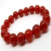 Strand 6-14mm Bracciale rotondo in agata rossa Stand Onyx Pietra naturale Accessorio per mano Elastico Donna Creazione di gioielli Design