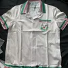 Casablanca skjorta män designer skjortor casa blanca passar avslappnad populära polo herrkläder toppkvalitet klänning USA storlek m-3xl fznl