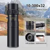 Télescope Jumelles 10-300X40mm HD Télescope Monoculaire BAK4 Prisme Télescope Sans Trépied Métal Télescopique Pour Camping En Plein Air Chasse 230613