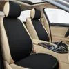 Autostoelhoezen 3/5 STKS Cover Zomer Ademend Auto Protector Vier Seizoenen Universele Linnen Kussen Interieur Accessoires