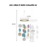 Garden Decorations Shell Moon Wind Chime Room Decoration Nordic Hanging Windchimes Wall Home Office Kids Room Decor R230613