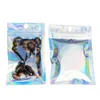 6*10cm Mini Hologram Package Bags 100pcs Front Clear Widely Packaging Bags Gift Packing Bags with High Xabdi