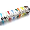 Charm Bracelets Colorido Beads Snap Bracelet DIY Charms Bracelet Fit 18mm Buttons Joias Para Mulheres ZE505E