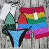 Kadın Mayo Tasarımcısı Çok Molor Mektuplar Bikinis Şortları Kadın Seksi Halter Bölünmüş Erkek Beach Boksörler Kadın Sütyen Kılavuzu Gelgit Aşıkları Plaj Giyim MQRR