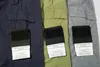 23SS Spring Men Cotton Pants Basic Compass Badge broderad högkvalitativ verktygsfickfickbyxor Sport bär avslappnad 2705234b