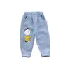 Jeans Moda Infantil Jeans Cartoon Primavera e Outono Cartoon Little Boy Cintura Elástica Solta Jeans Menino de 1 a 5 anos 230614