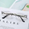 Lunettes de soleil MOONBIFFY irrégulière sans cadre coloré personnalité Steampunk couleur unie lunettes de soleil pour femmes lunettes UV400